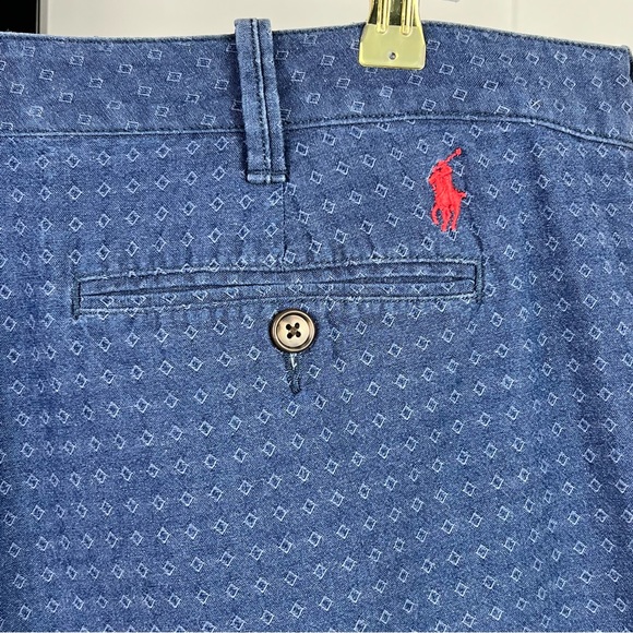 Polo Ralph Lauren Women's Embroidered Pony Logo Shorts Blue Label Size 14 - Picture 6 of 9